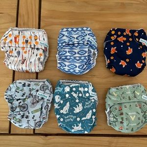 Mama Koala Cloth Diaper Bundle x 6 OS